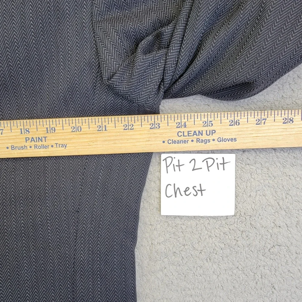 Louise Raphael Soft Suit Men's 40R Vintage 100%‎ Pure Wool Herringbone Macy's